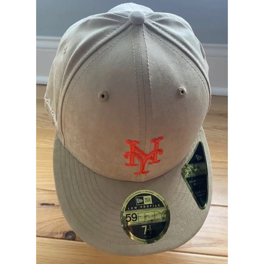 Aime Leon Dore ALD / New Era Brushed Nylon Mets Hat - Beige